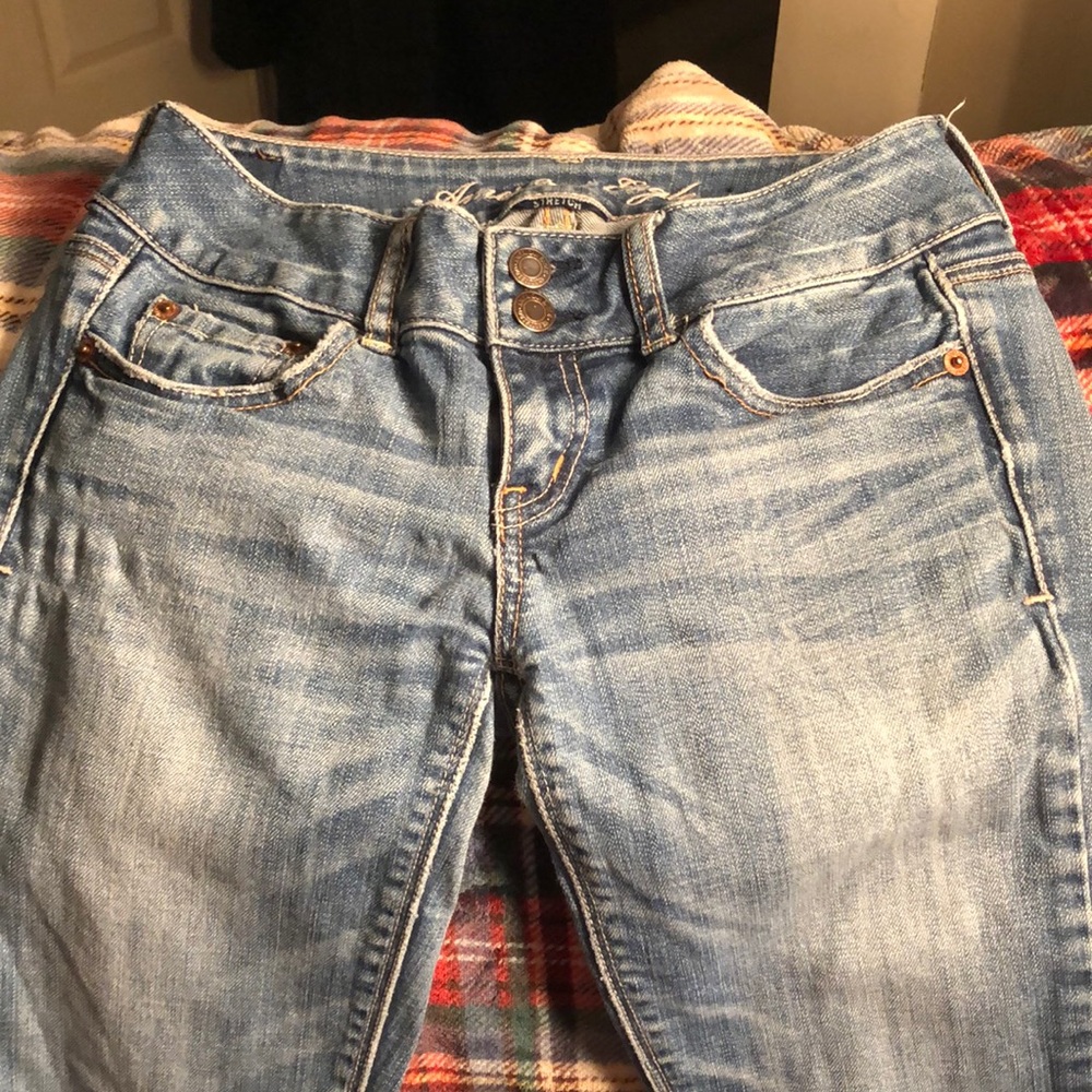 GUC American Eagle 🦅 distressed Artist Jeans 👖 - Picture 2 of 8